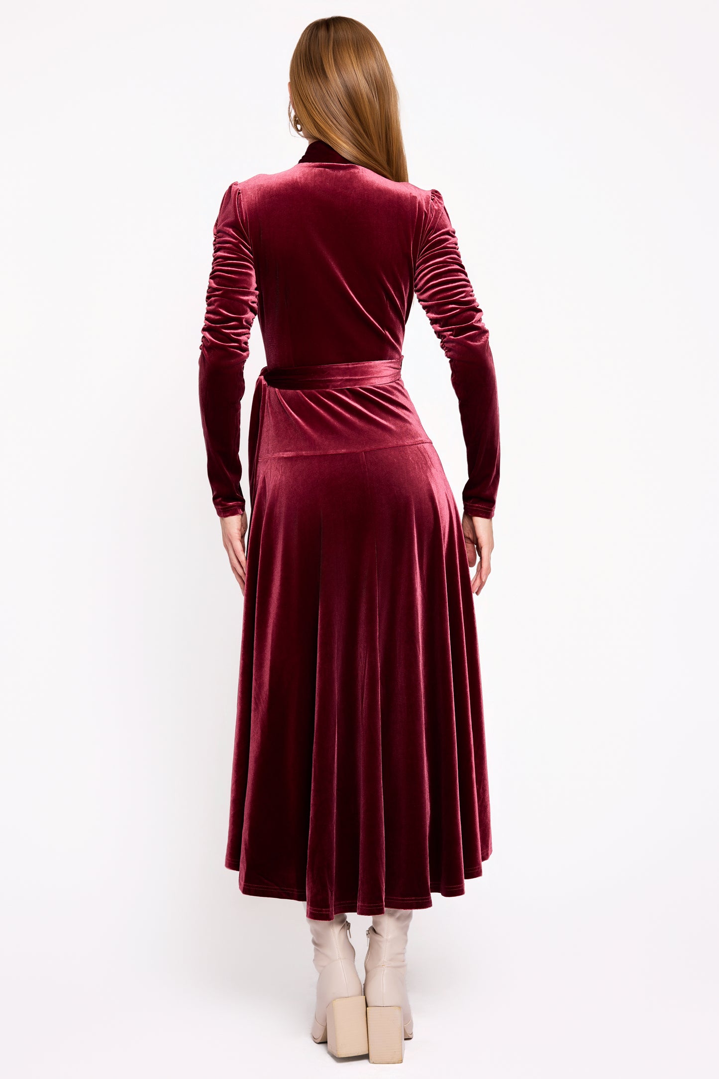 The Vivienne Wrap – Wine Velour