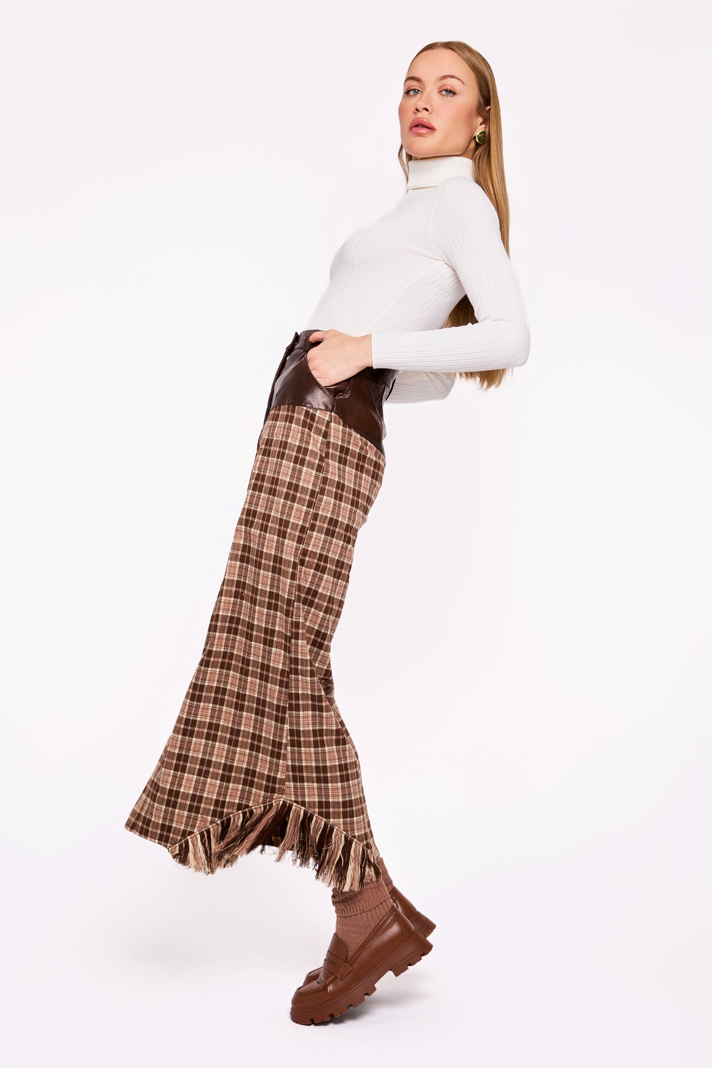 The Reimagined Skirt – Teddy Plaid