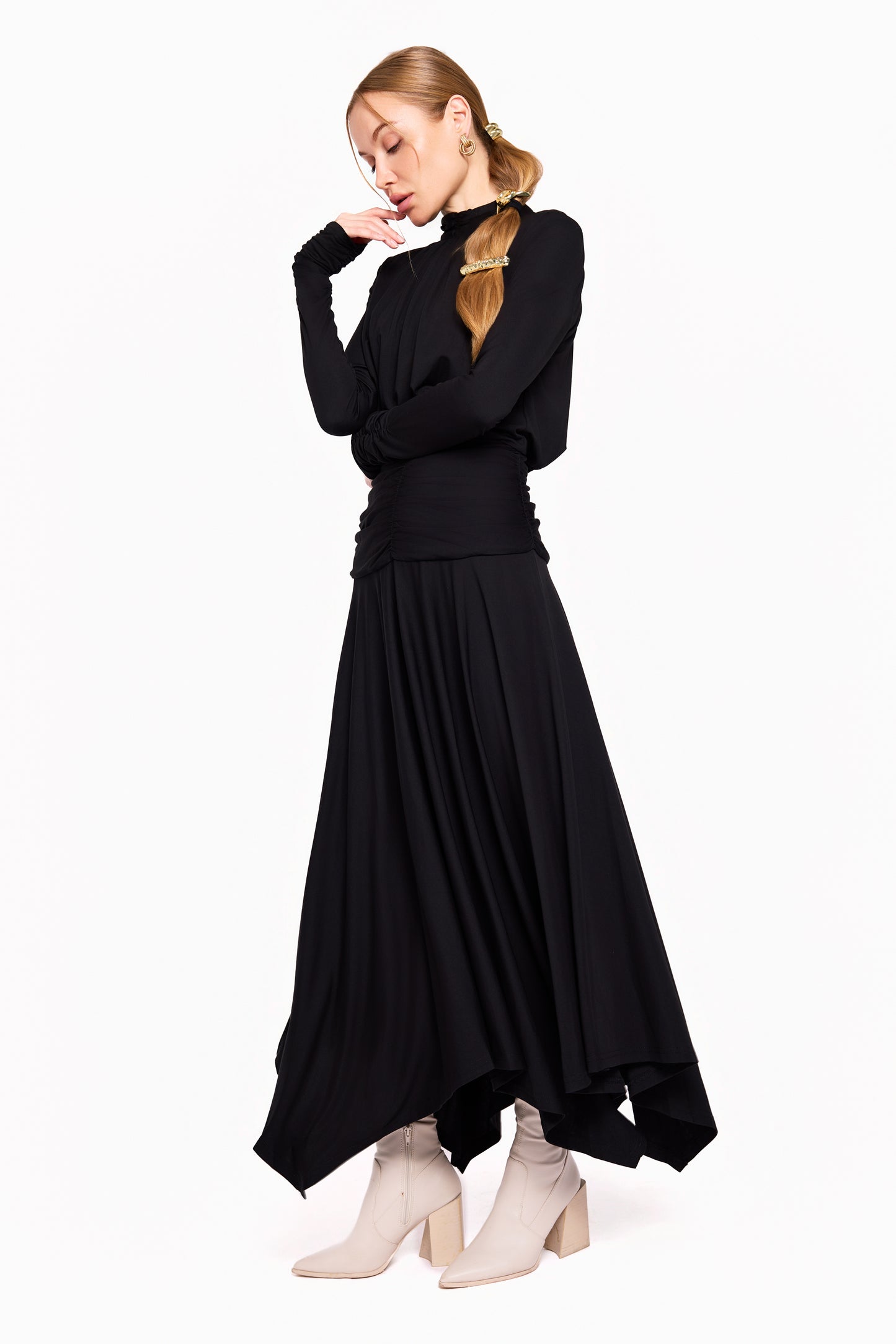 The Celeste Dress – Black