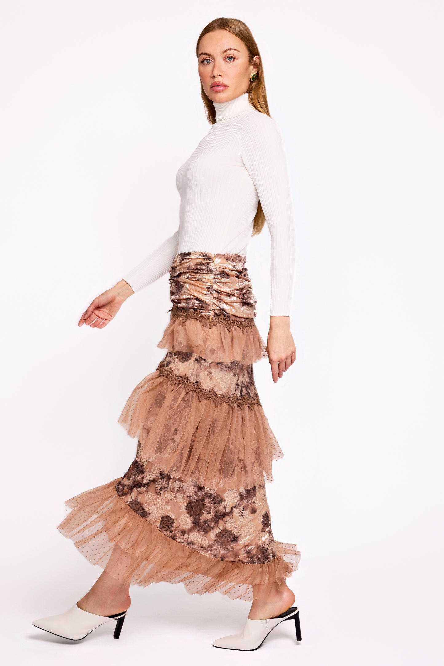The Flora Skirt – Tiramisu Brown