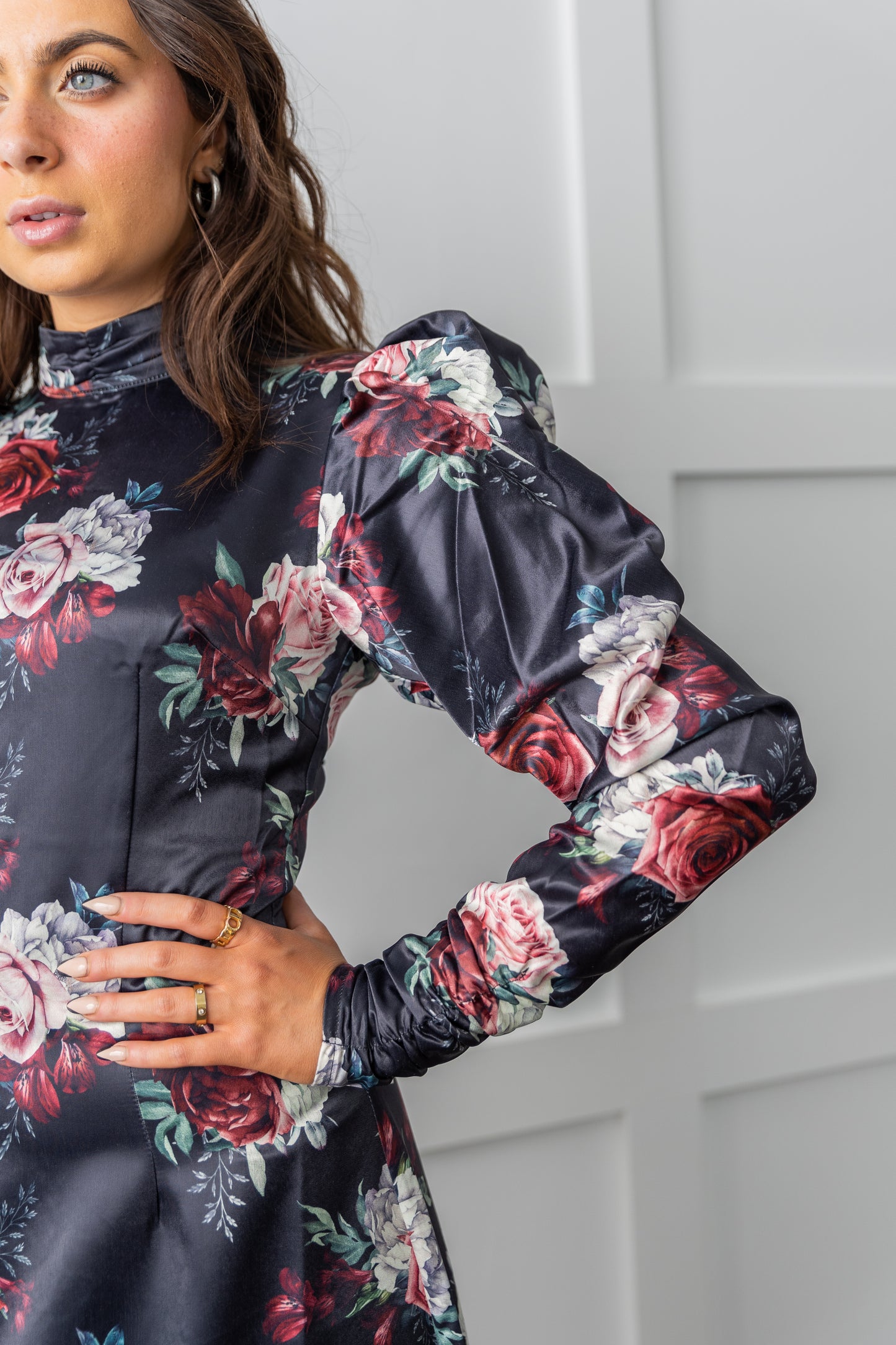 BLACK ROSE DRESS