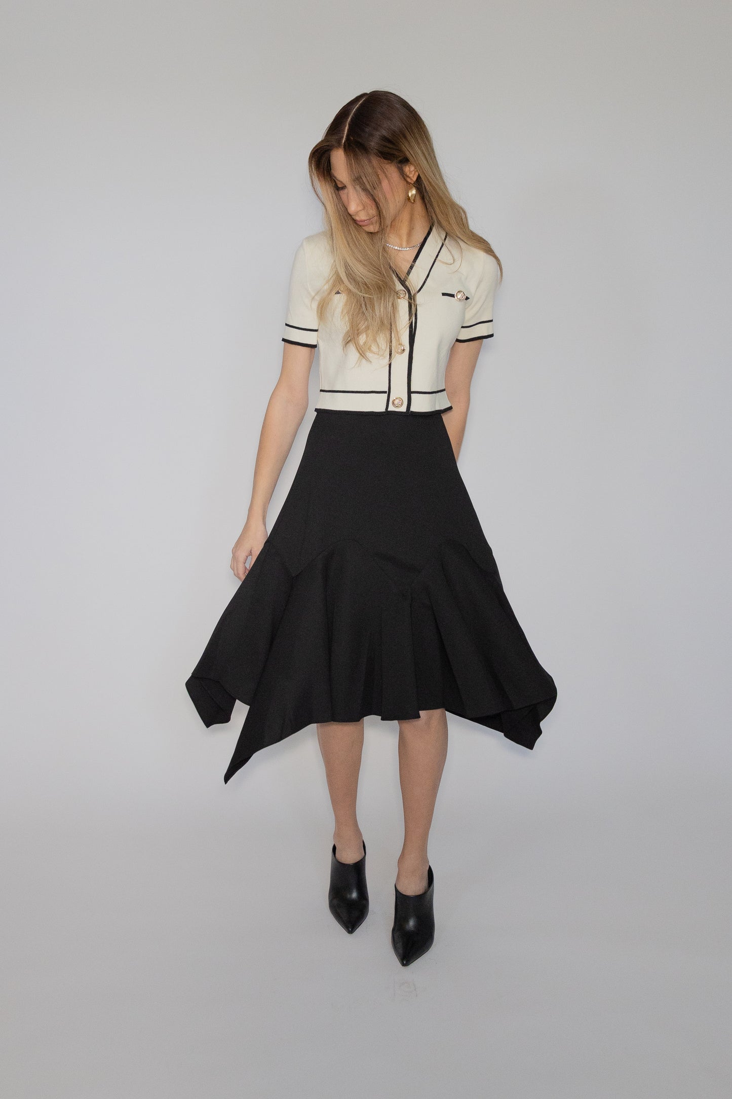 Handkerchief Hem Skirt