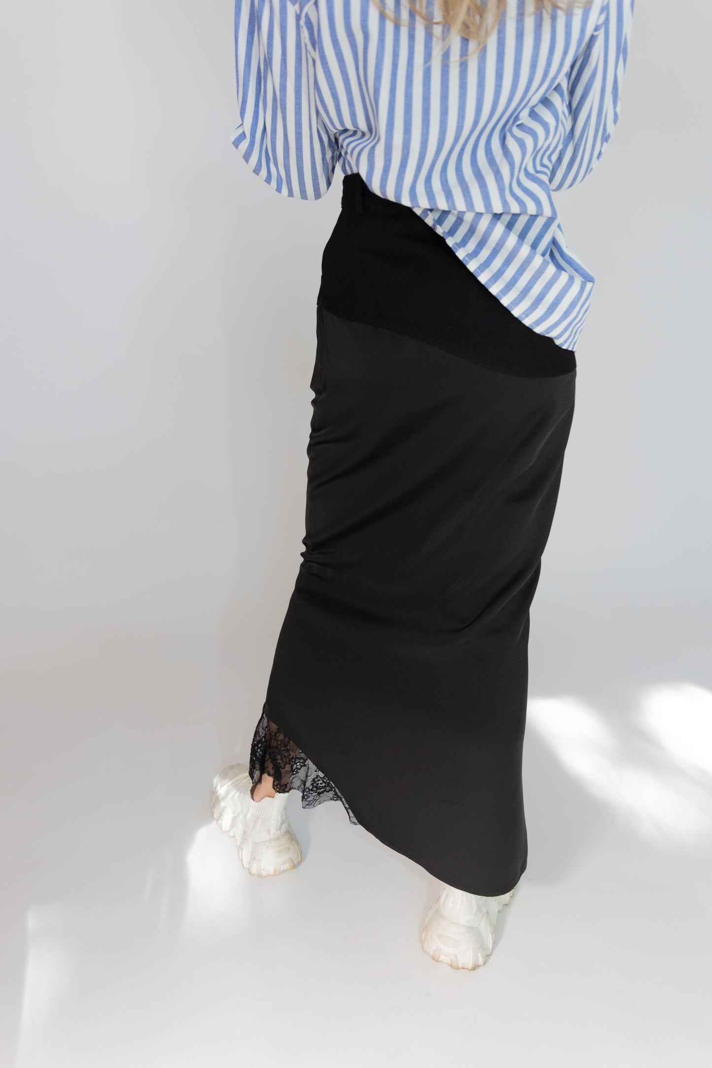 The Reimagined Skirt Black
