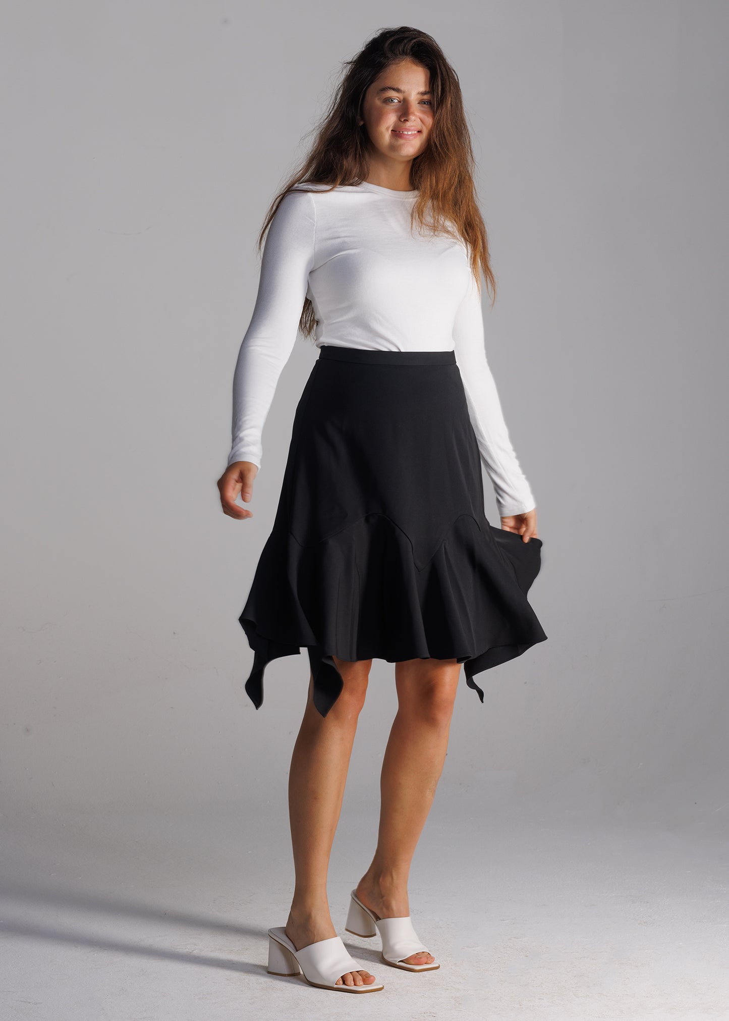 Handkerchief Hem Skirt