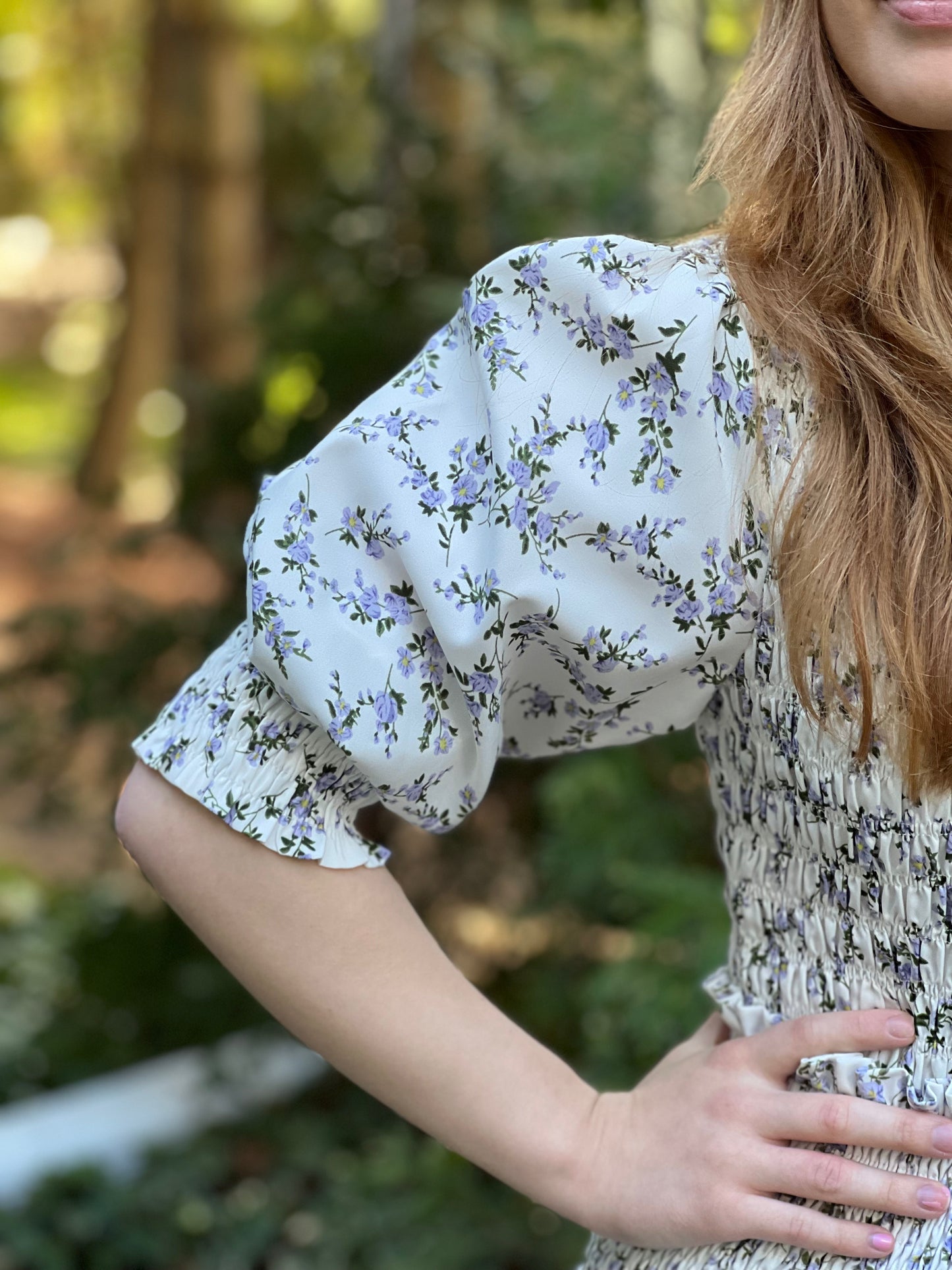 Angel Smocked Top