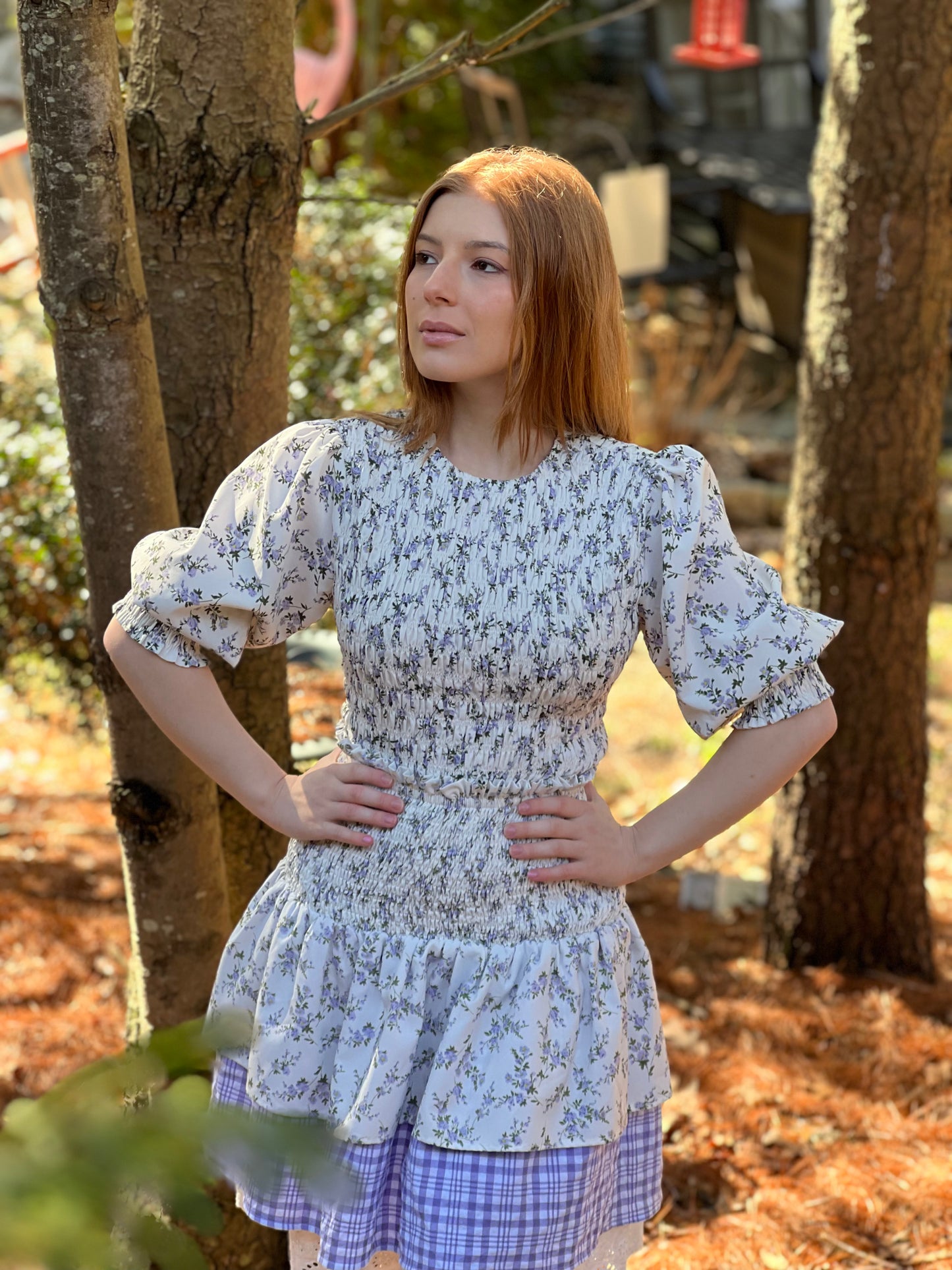 Angel Smocked Top