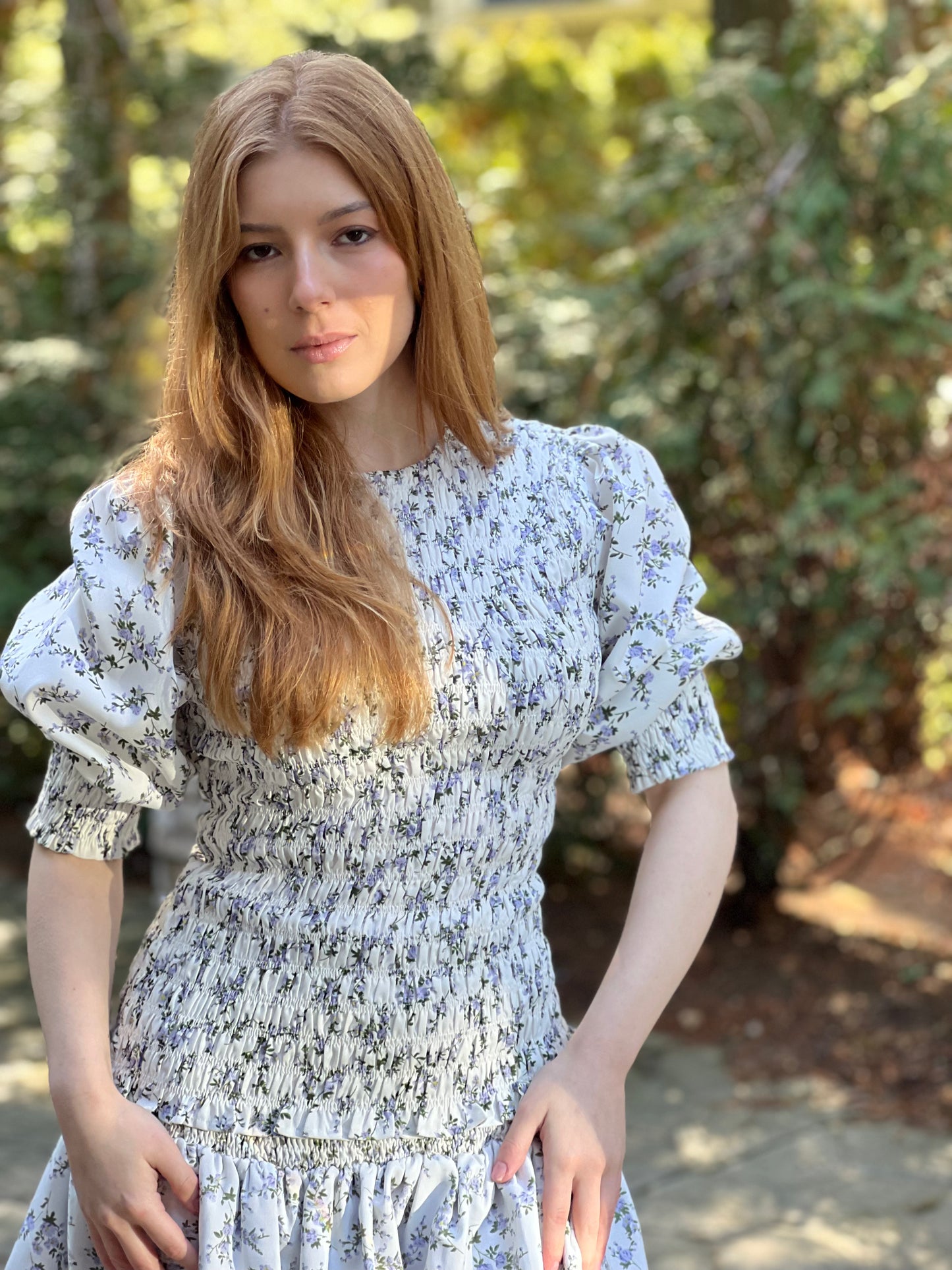 Angel Smocked Top