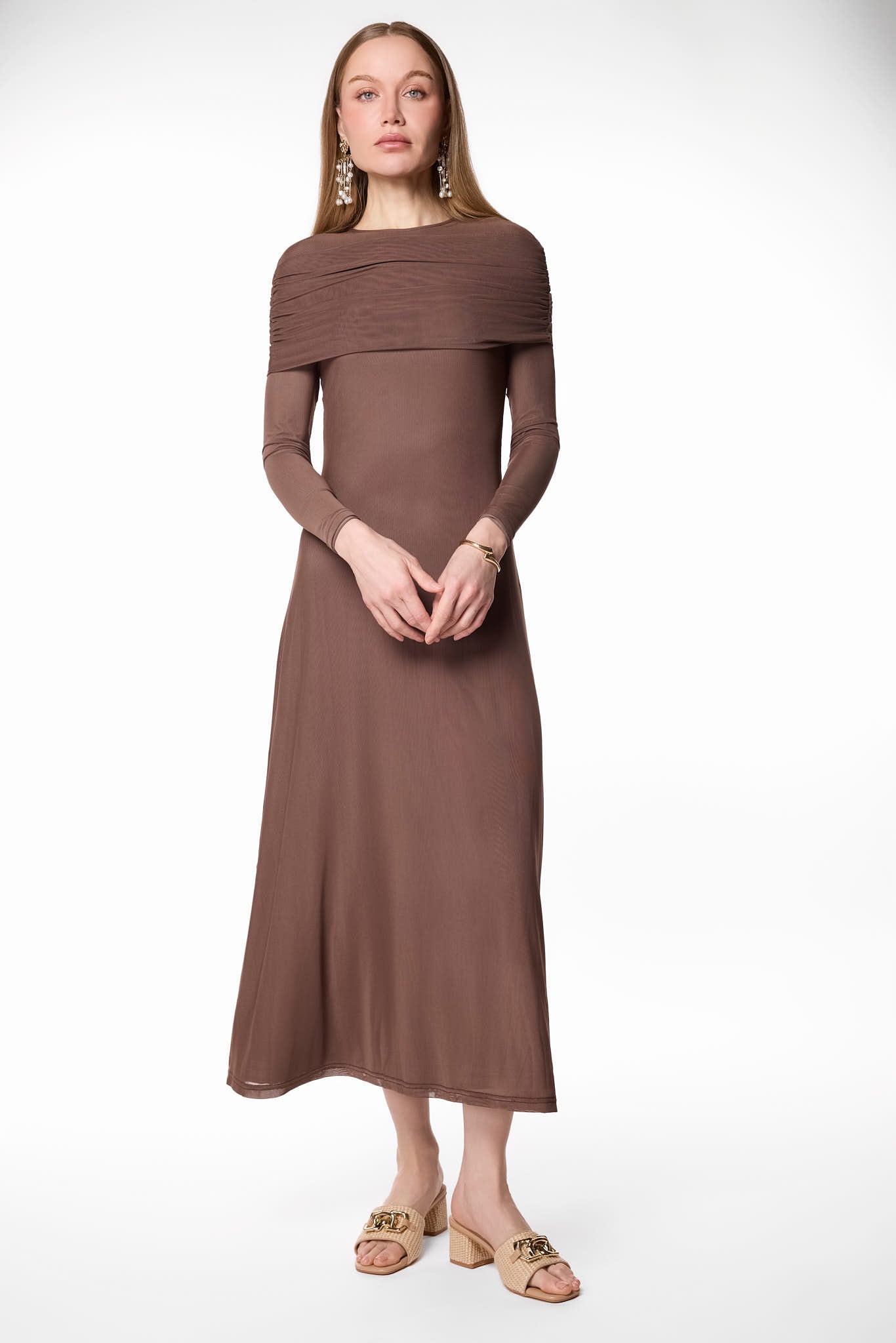 Amalfi Dress - Brown