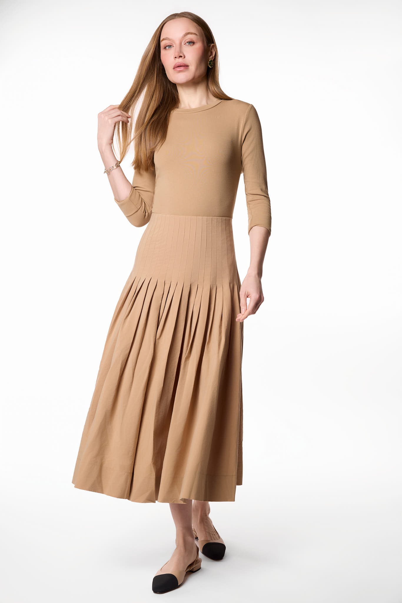 Adelina Dress- latte