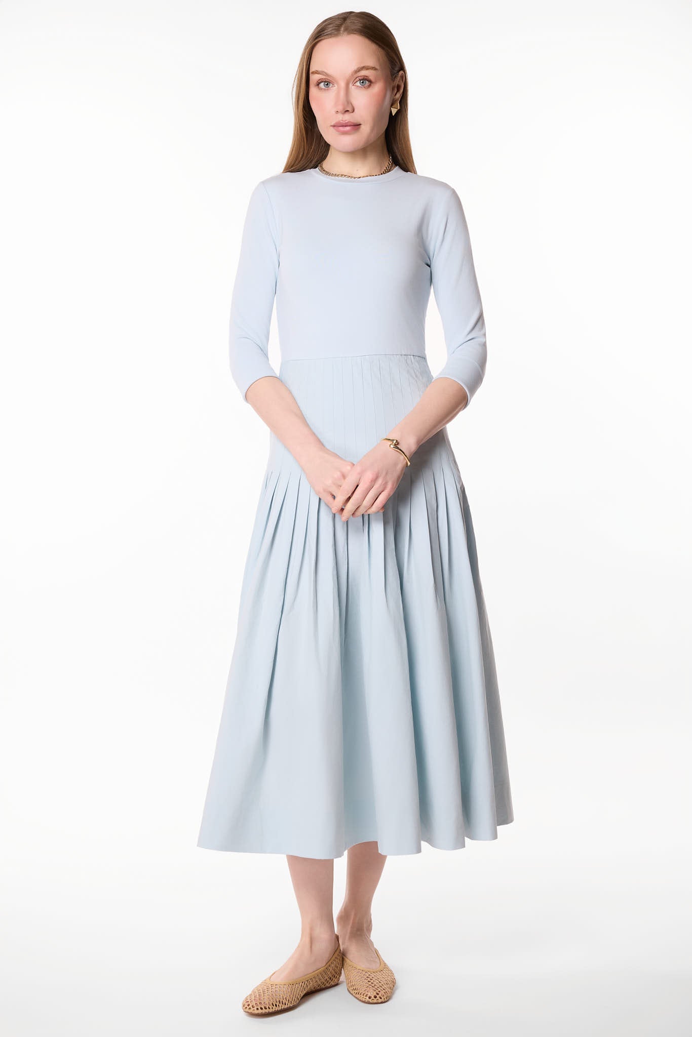 Adelina Dress- Sky