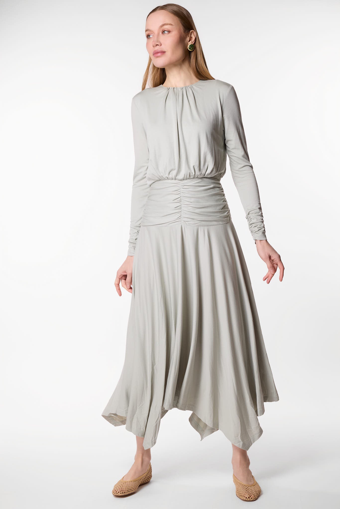 The Celeste Dress- Sage