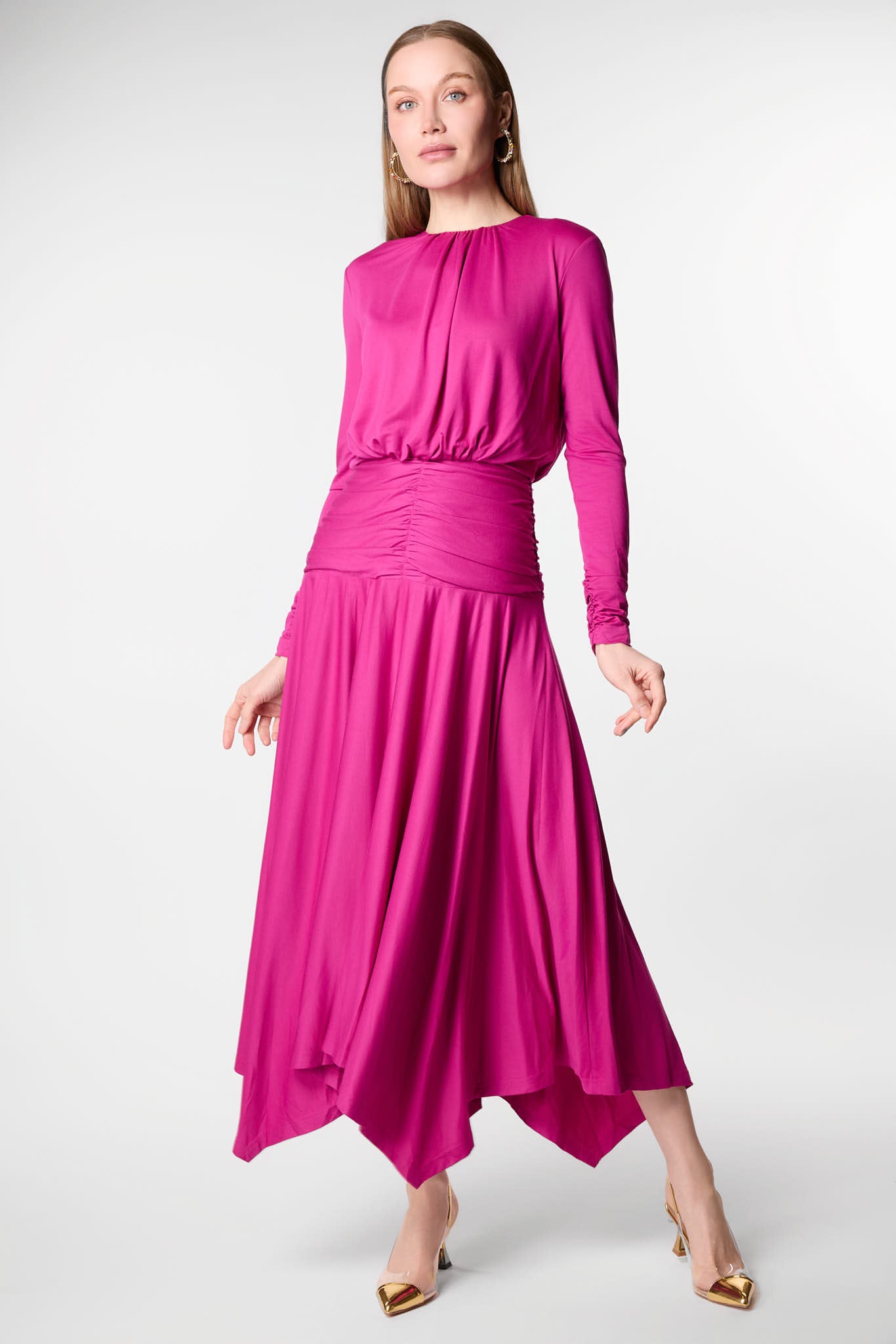 The Celeste Dress- Berry
