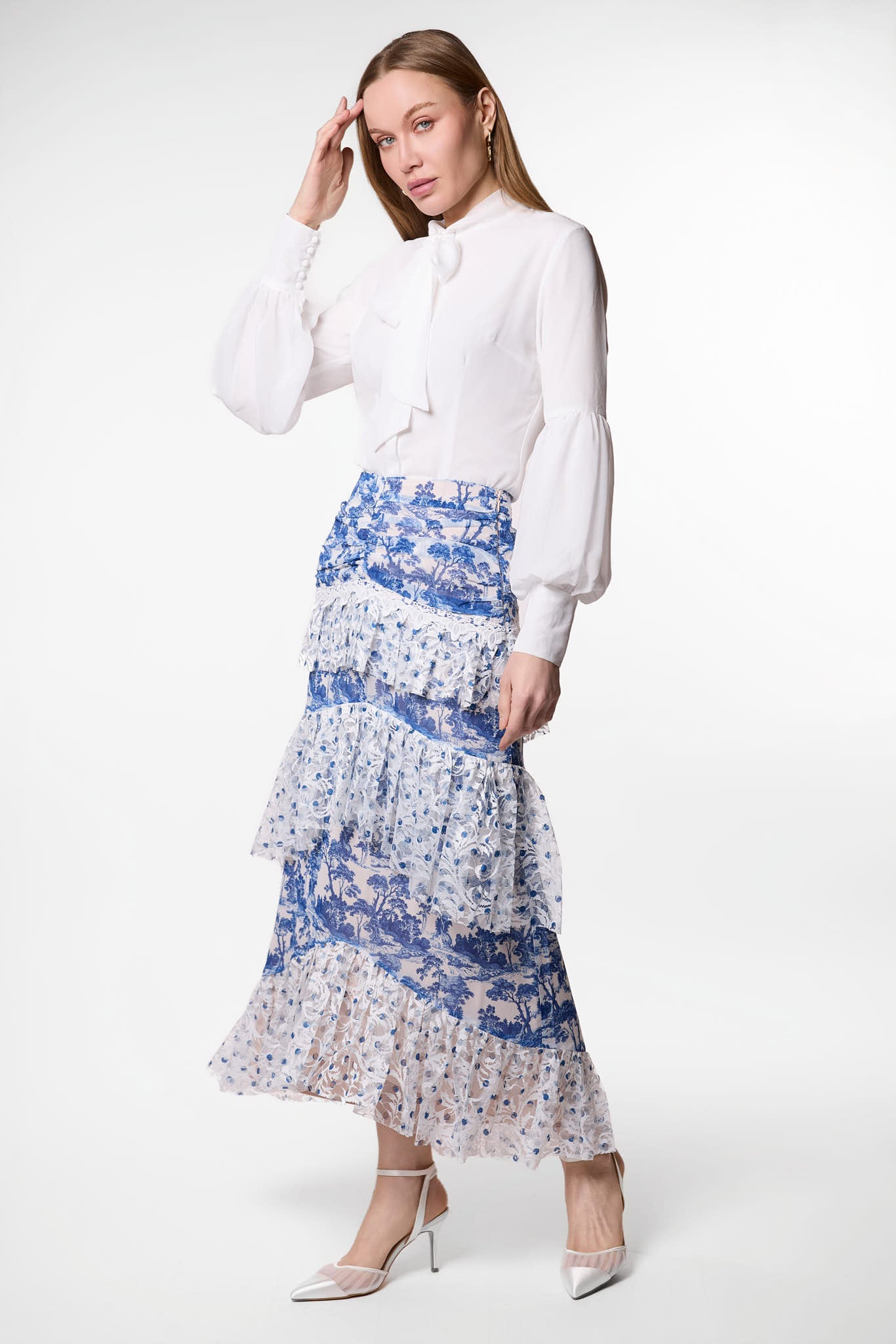 Flora Toile Skirt