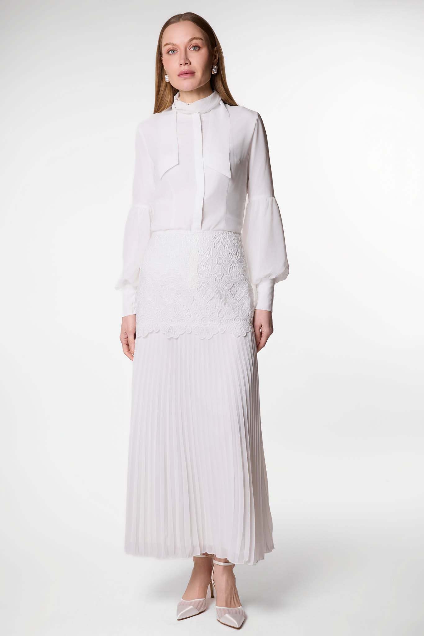 The Francesca Skirt- Ivory