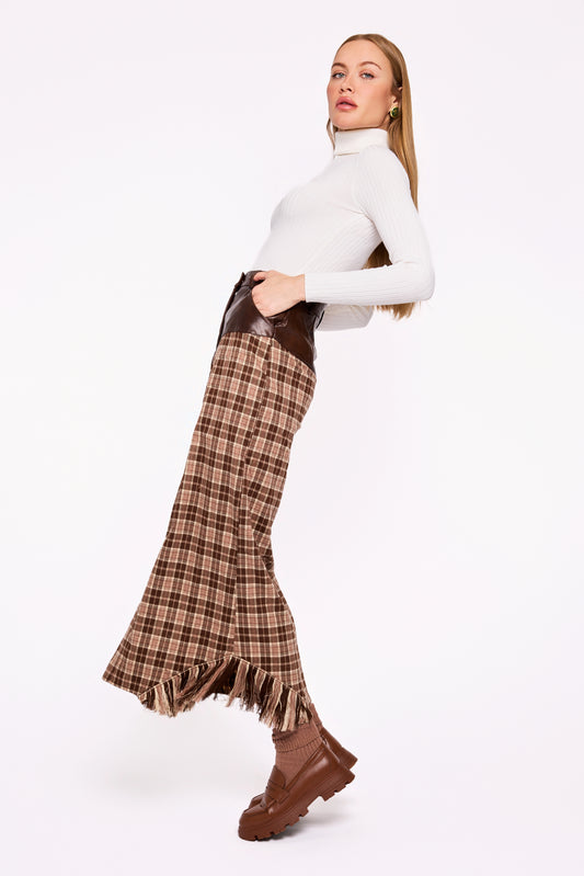 The Reimagined Skirt – Teddy Plaid