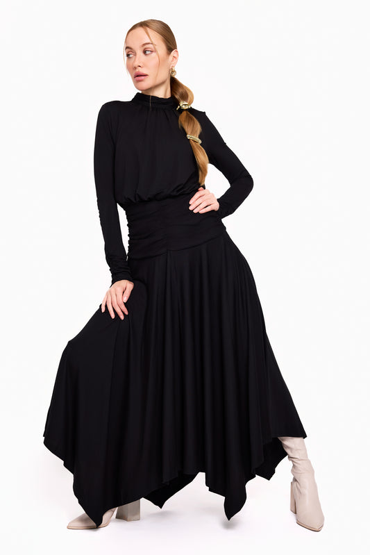 The Celeste Dress – Black