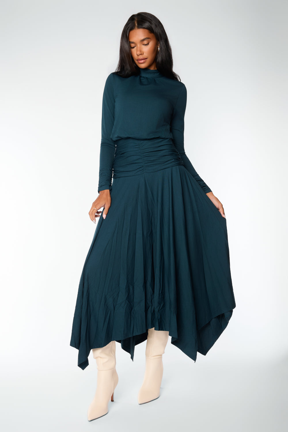 Celeste Dress- Teal