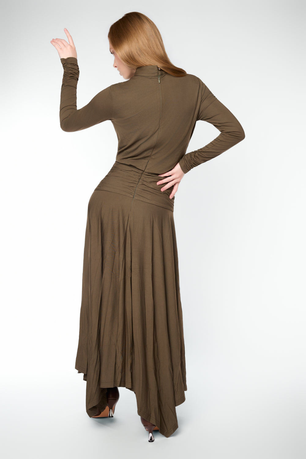 Celeste Dress- Moss