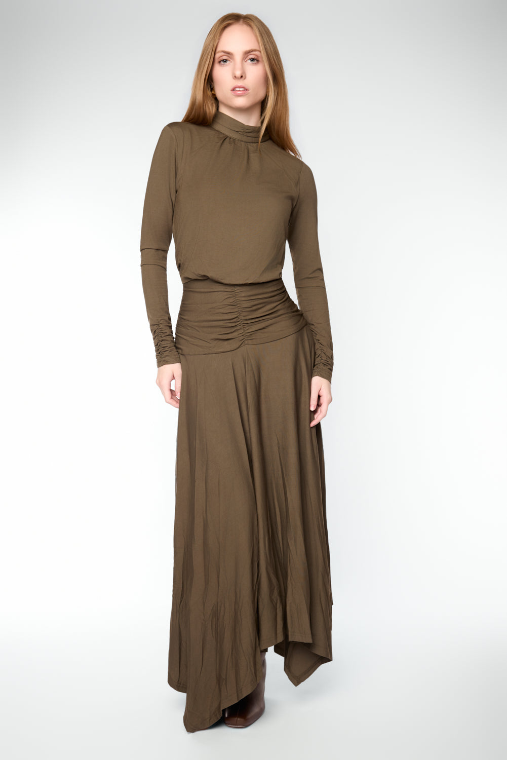 Celeste Dress- Moss