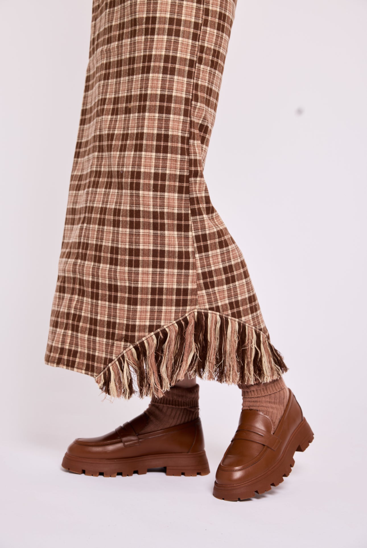 The Reimagined Skirt – Teddy Plaid