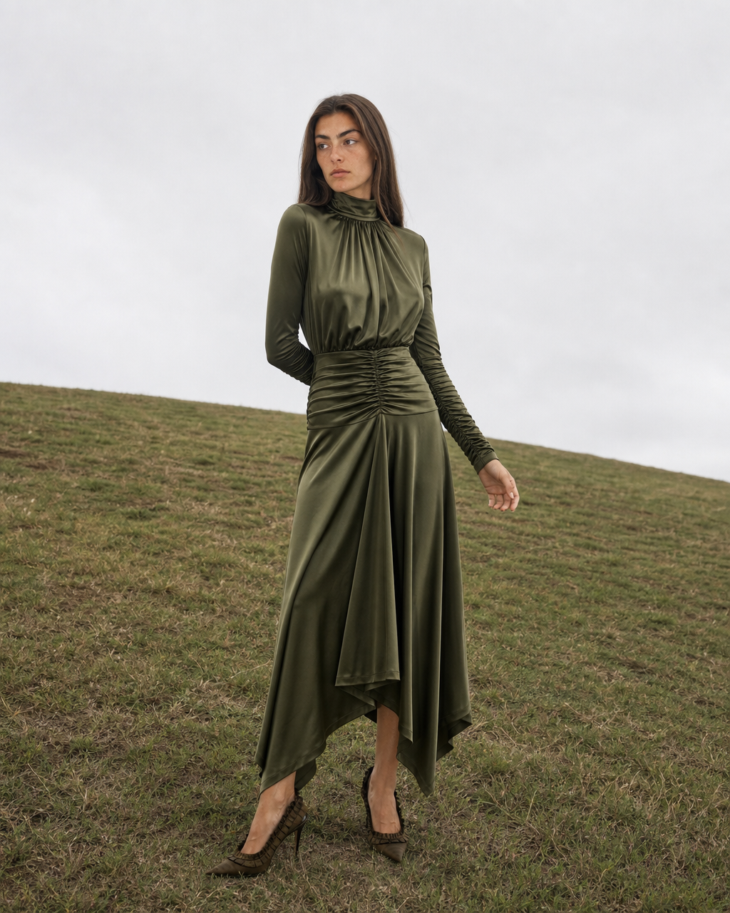 Celeste Dress- satin
