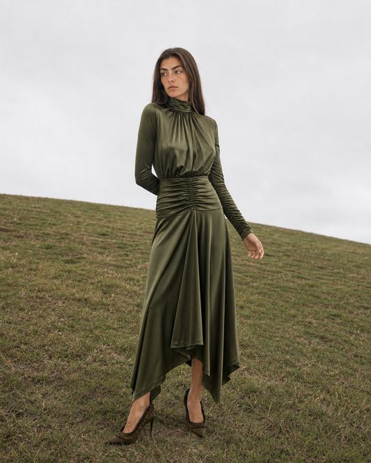 Celeste Dress- satin