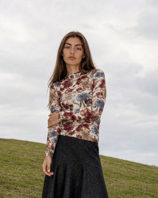 Vintage Floral Top