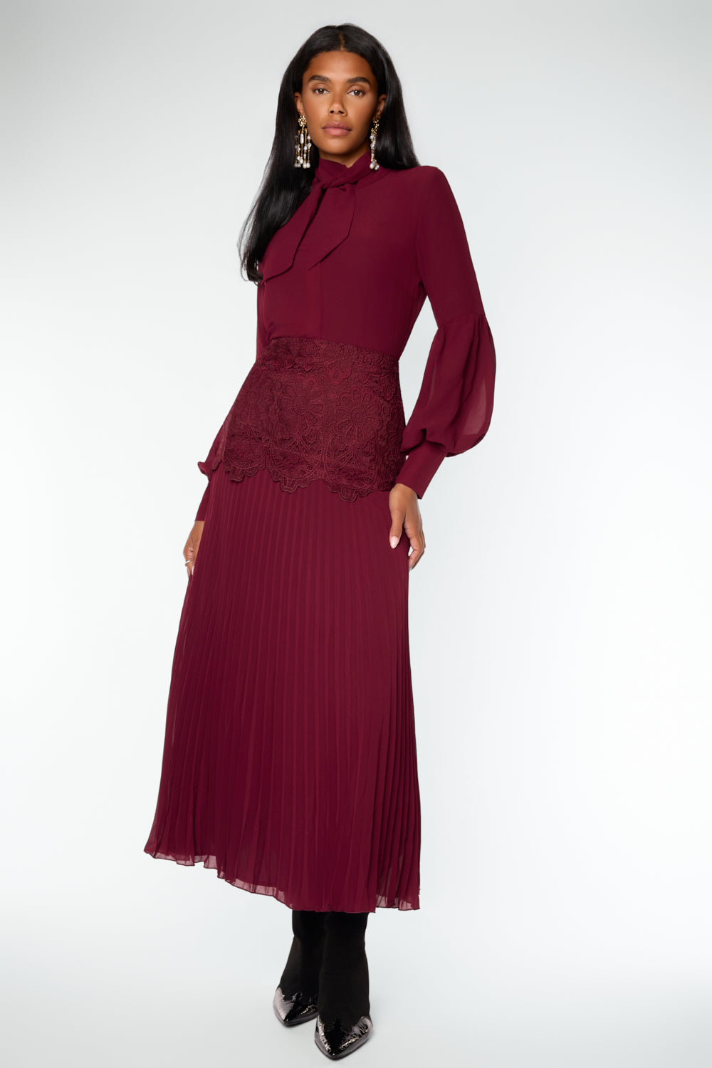 Francesca skirt Wine