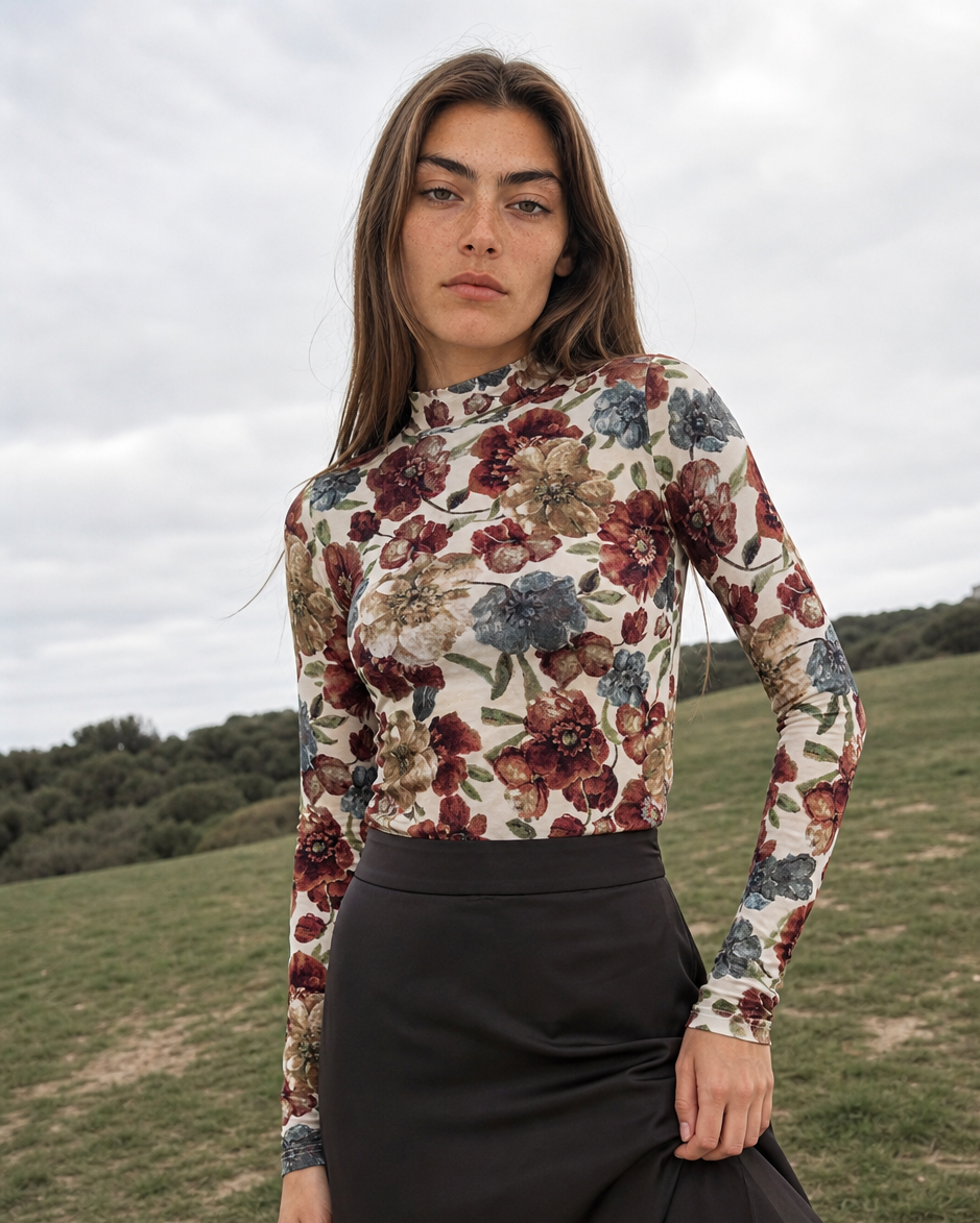 Vintage Floral Top